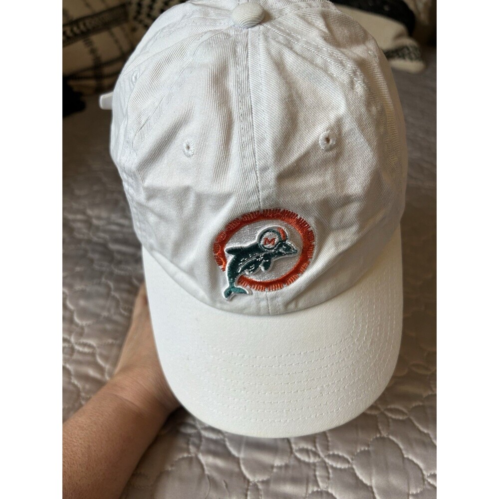 Miami Dolphins (NFL) White Cap with Dolphin Logo